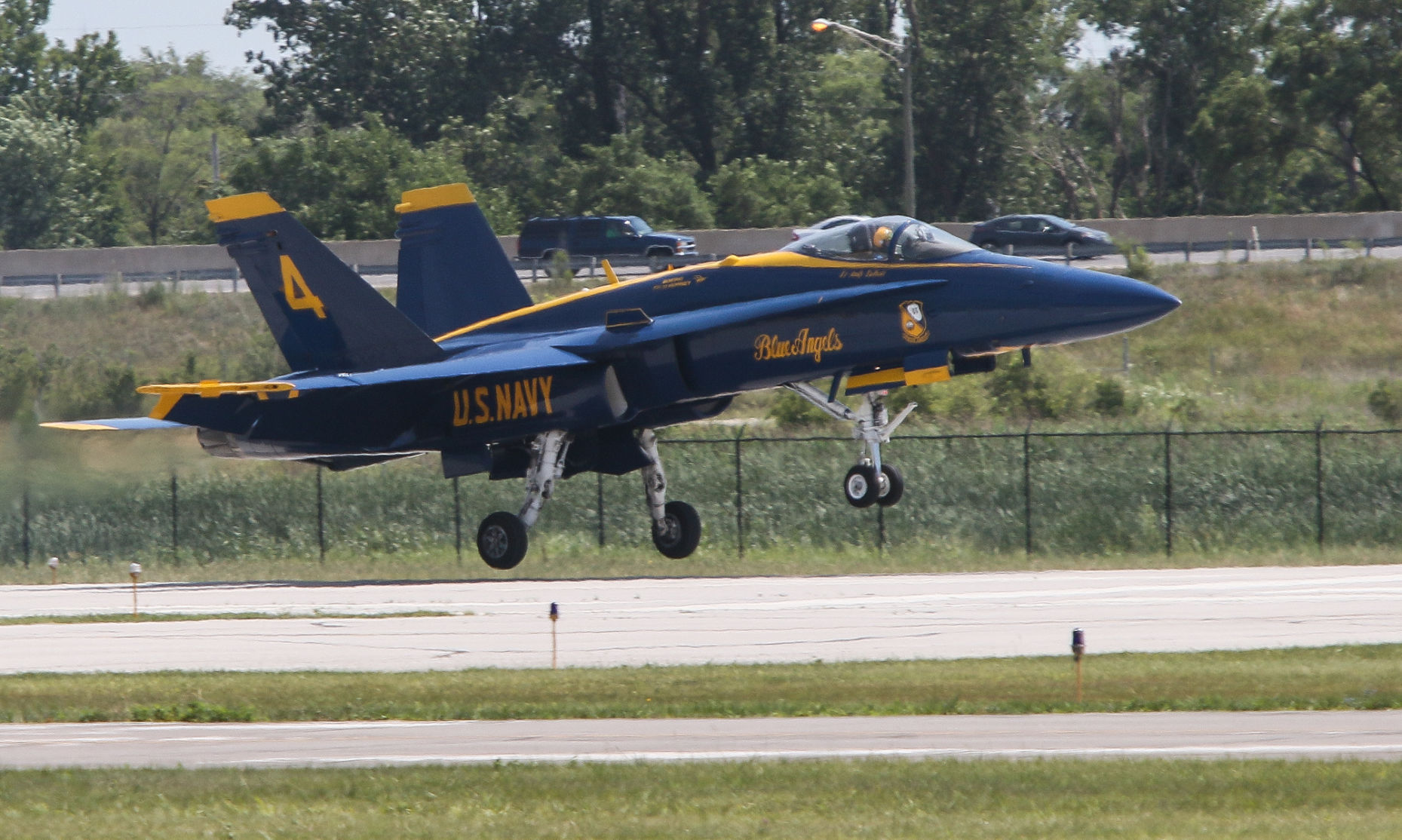 The Blue Angels Arrive in Gary